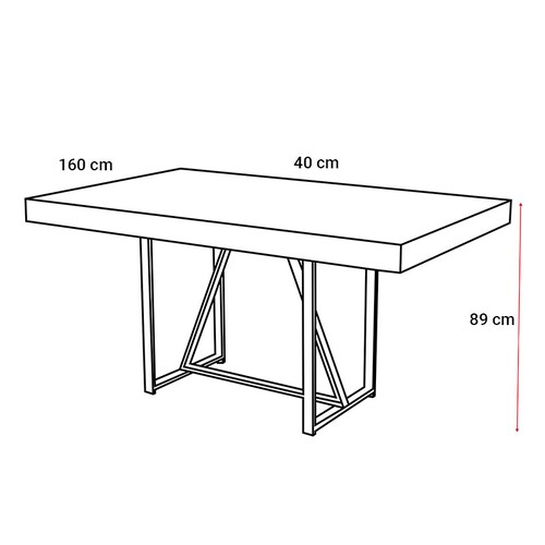 MESA RECTANGULAR DE COMEDOR ATALIA EN MELAMINA COLOR NEGRO MOBELO-ENTREGA ÚNICAMENTE EN CDMX, QUERÉTARO, PACHUCA, TOLUCA Y SUS ÁREAS METROPOLITANAS