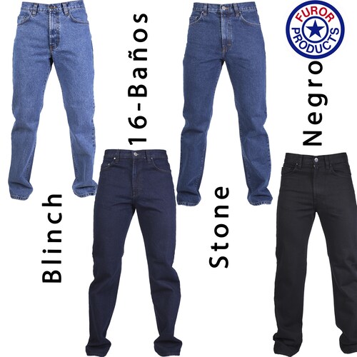 Pantalón Furor Mezclilla Maverick Paquete X3 Pantalones .