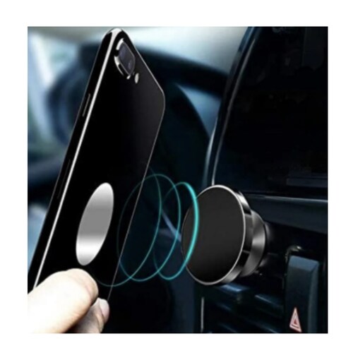SOPORTE BASE PORTA CELULAR MAGNÉTICA - IMÁN PARA AUTO GIRATORIA UNIVERSAL