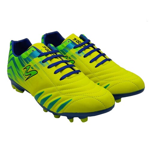Tenis Metro-E 452 Amarillo Azul Verde Futbol Soccer Taquetes 