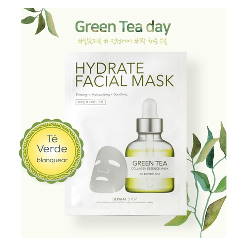 Derma Korea 7 Days Mascarilla Facial Coreana Para Hidratante y Blanquear 7pzs