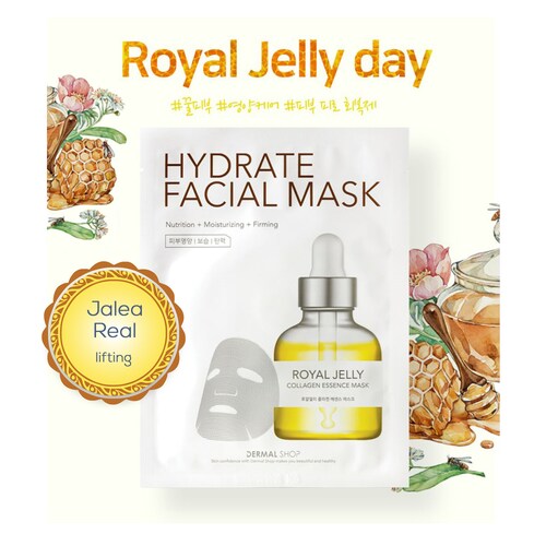 Derma Korea 7 Days Mascarilla Facial Coreana Para Hidratante y Blanquear 7pzs