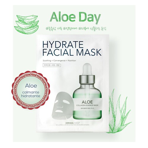 Derma Korea 7 Days Mascarilla Facial Coreana Para Hidratante y Blanquear 7pzs