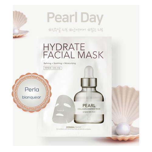 Derma Korea 7 Days Mascarilla Facial Coreana Para Hidratante y Blanquear 7pzs