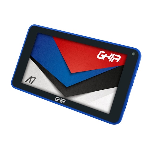 Tablet GHIA A7 GTA7WFBLU Pantalla 7 Pulgadas Procesador A50 1Gb RAM 16Gb Almacenamiento Android 9