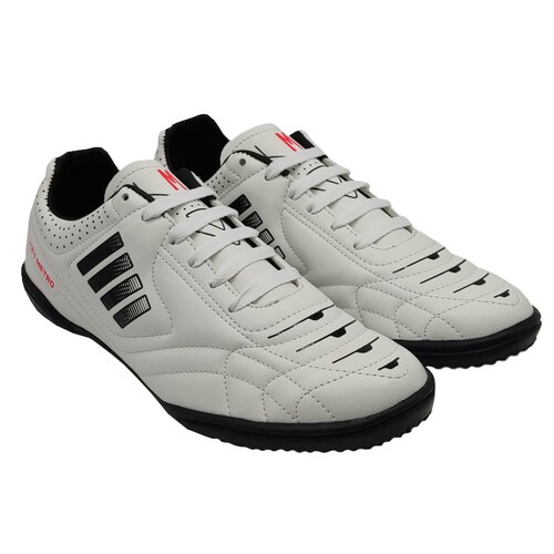 Tenis Metro-E 450 Blanco Negro  Futbol Rápido Fut Siete Hombre	