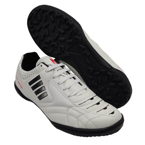 Tenis Metro-E 450 Blanco Negro  Futbol Rápido Fut Siete Hombre	