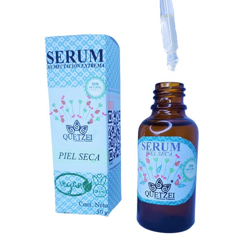 Serum facial Humectante Natural Quetzei 30 g