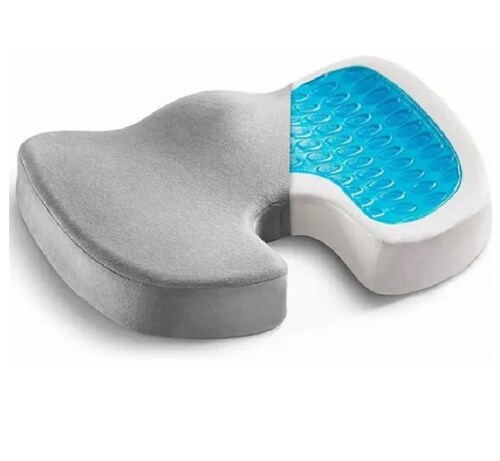 Cojín Gel De Espuma Viscoelástica Para Coxis Para Auto Silla