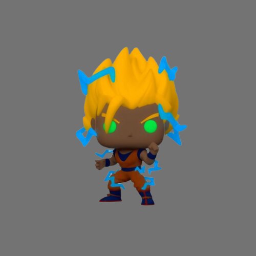 Funko Pop Super Saiyan Goku with Energy Chase Edición Especial Glow in the Dark Dragon Ball Z