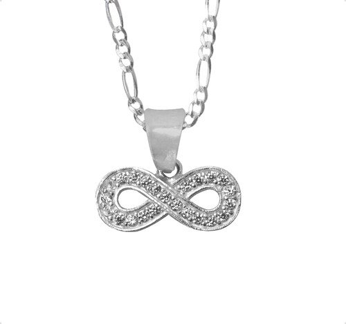 Dije Y Cadena Infinito Plata Ley 925 | Zirconias