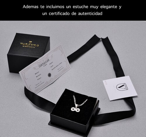 Dije Y Cadena Infinito Plata Ley 925 | Zirconias