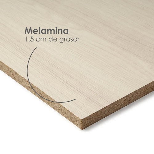 Ilios Innova Escritorio para computadora Estilo Minimalista (Maple)