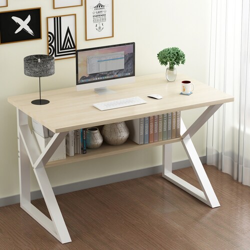 Ilios Innova Escritorio para computadora Estilo Minimalista (Maple)