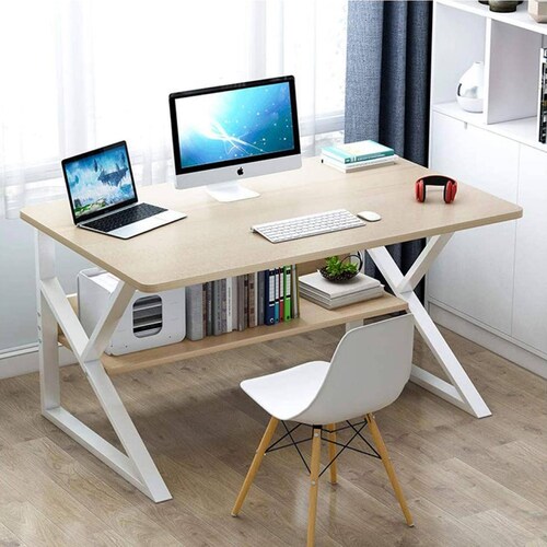 Ilios Innova Escritorio para computadora Estilo Minimalista (Maple)