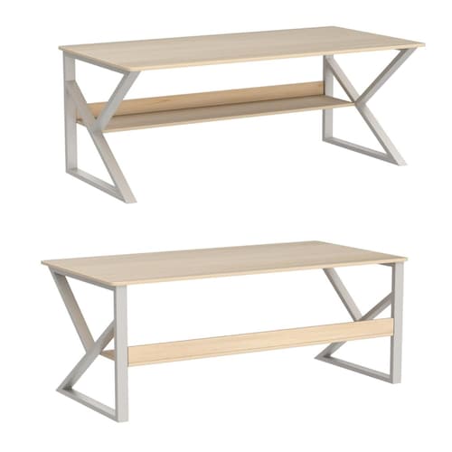 Ilios Innova Escritorio para computadora Estilo Minimalista (Maple)