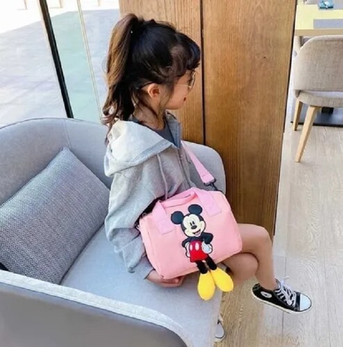 Bolso Para Mujer  De Hombro Rosa