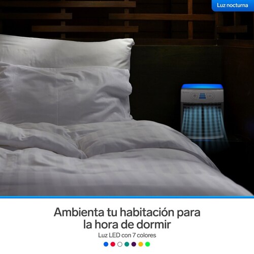 Mini Enfriador Personal Portátil Ligero Luz Led Steren