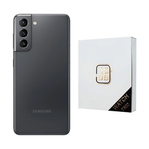 Samsung S21 128GB Gris Reacondicionado Grado A + Reloj Genérico