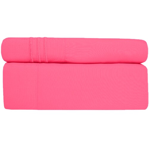 Juego de Sábanas Microfibra Luxury 1500 -Queen Size -Rosa