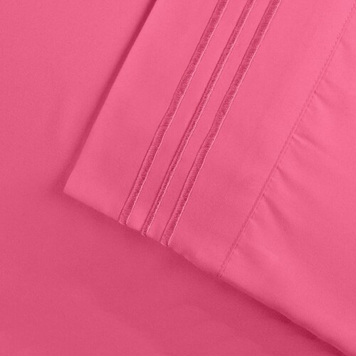 Juego de Sábanas Microfibra Luxury 1500 -Queen Size -Rosa