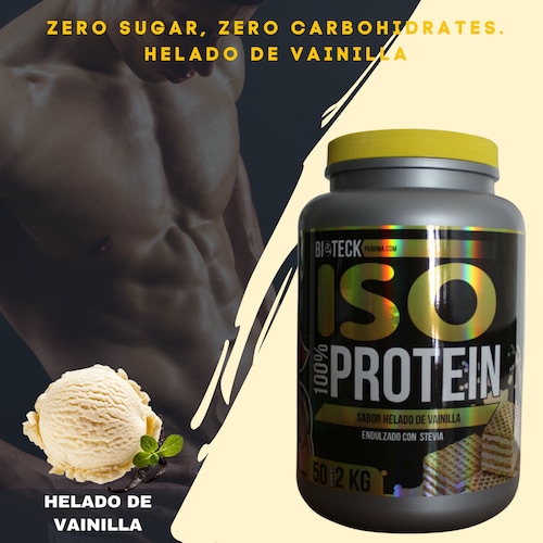 BIOTECKPHARMA | ISO protein sabor helado de vainilla 2kg