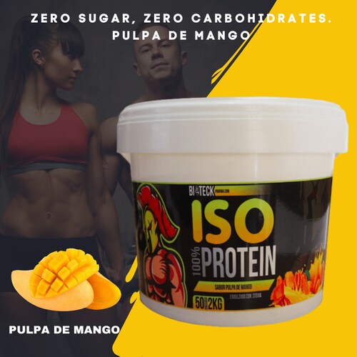 BIOTECKPHARMA | ISO protein sabor pulpa de mango 2kg