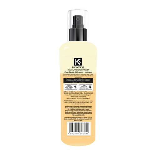 Kerashine tratamiento acondicionador restauracion dual 240 ml c/u - 2 piezas