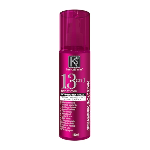 kerashine tratamiento 13 beneficios argan, reconstrucion y no frizz 180 ml c/u - 3 pz