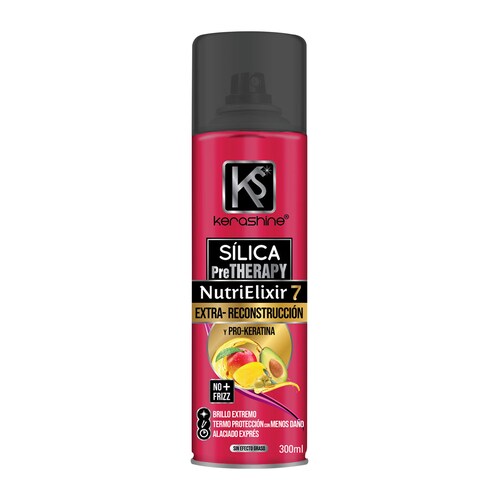Kerashine sílica spray nutrielixir 300ml protecci termica-3 piezas.