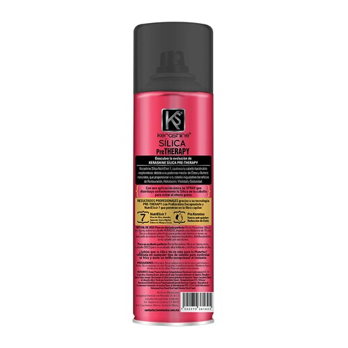Kerashine sílica spray nutrielixir 300ml protecci termica-3 piezas.