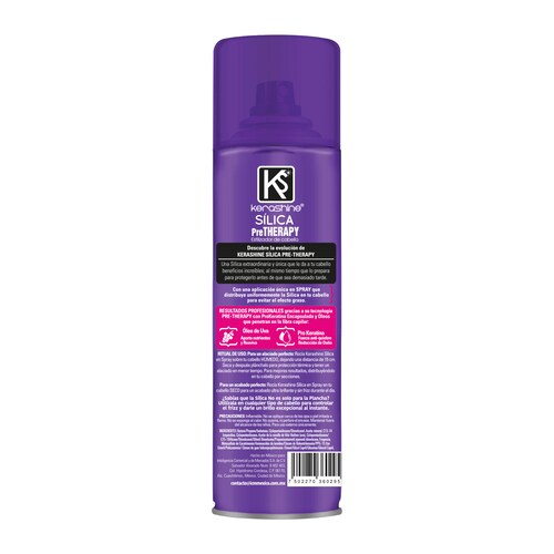 Kerashine sílica spray uva 300 ml c/u termo protector - 2 piezas