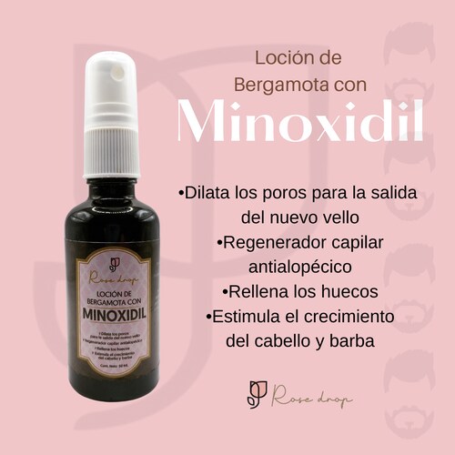Loción de Bergamota con Minoxidil al 5%