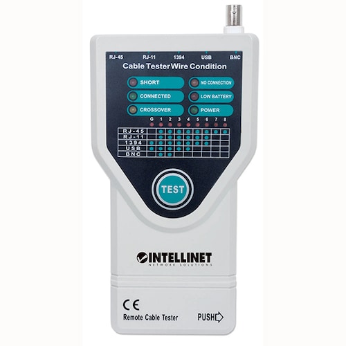 Probador de Cables Intellinet - RJ-11 - RJ-45