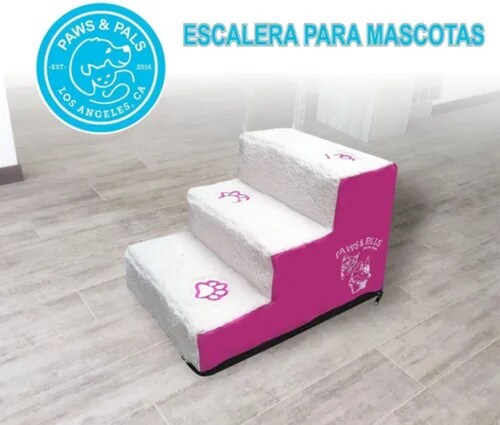 ESCALERA DE 3 ESCALONES PARA MASCOTAS PAWS & PALS