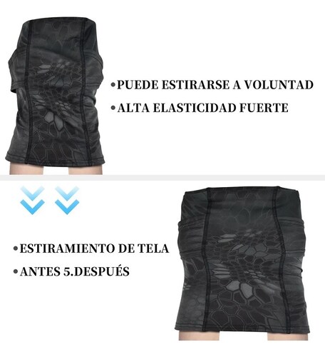 Mascara Para Deportes Camuflaje Gris