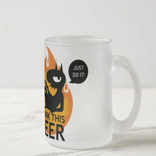 Tarro Cervecero, 22oz (680ml), Beer Mug Luci Disenchantment, Just do it! Desencanto.