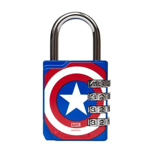 Candado Gym Performa Marvel Hero Elite Series Capitan America
