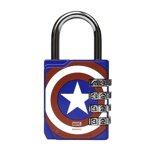 Candado Gym Performa Marvel Hero Elite Series Capitan America
