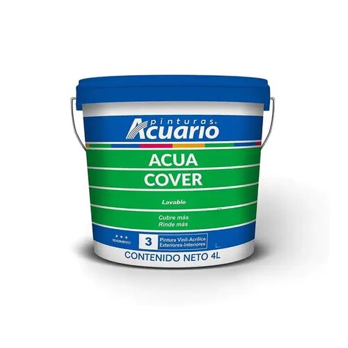 Pintura Acuario Acua Cover Galón 4L Color Paja VA90140