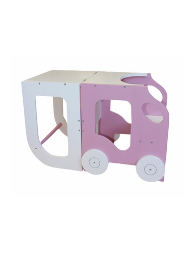 Torre De Aprendizaje Montessori Color Rosa