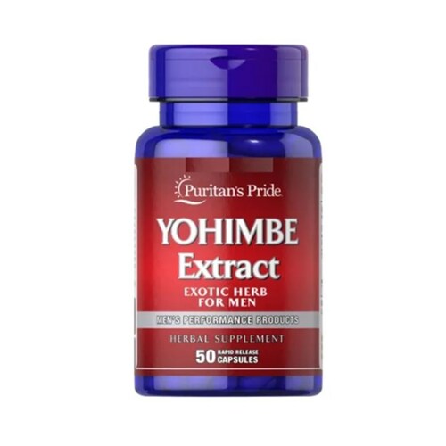 Yohimbe Desempeño Sexual Para Hombres 2000mg 50ct Energia Vital Puritan's Pride 