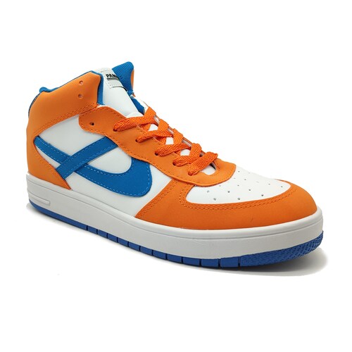 Tenis Botín Blanco Panam 10673 Modernos Unisex Hombre Mujer Ligeros