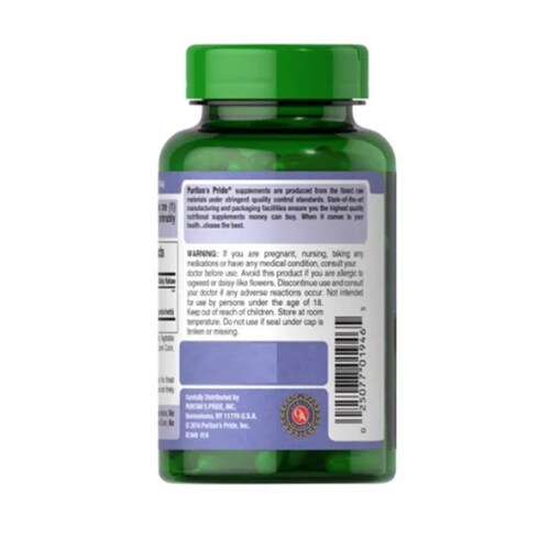 Cardo Mariano Milk Thistle 1000mg 180 Capsulas Puritan's Pride 