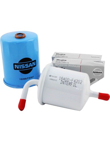 Kit de afinación completo original Nissan Tsuru III 1992-2017 Aceite 20w50.