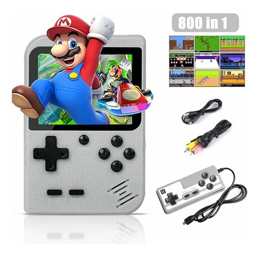 Consola Game Boy 800 Juegos Clásicos Mario Bros