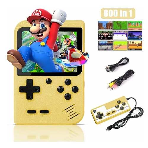 Consola Game Boy 800 Juegos Clásicos Mario Bros