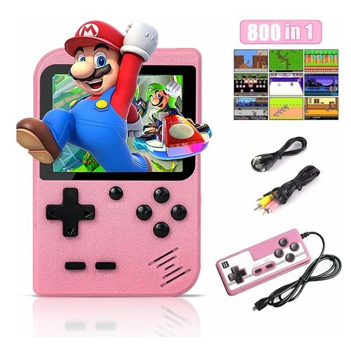 Consola Game Boy 800 Juegos Clásicos Mario Bros