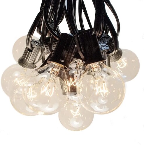 Guirnalda De Luces 50 Focos De Exterior Impermeable 15 metros