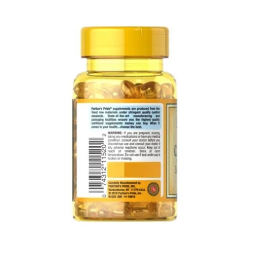 Beta Caroteno Pro Vitamina A 100 Caps 3,000 Mcg 10,000 UI Puritan's Pride 